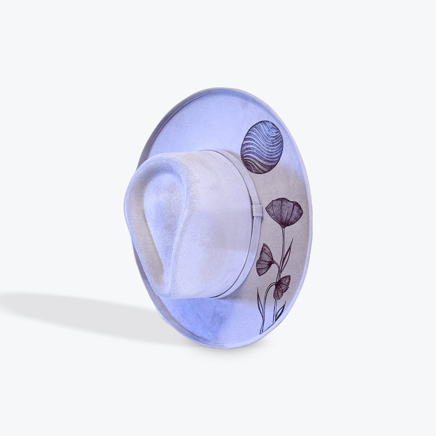 Lavender | Full Bloom Rolled-up Rancher | M