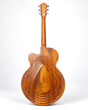 Vintage Norman Wood Guitar | Original Woodburned Art