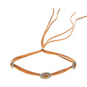 Vegan Suede Concho Hat Band