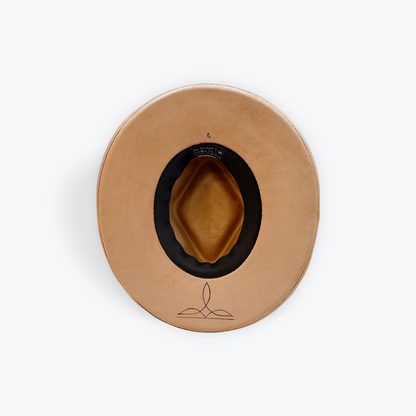Khaki | Cowboy Stitch Diamond Crown | M