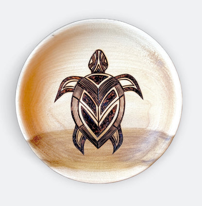 Hand-Burned Poplar Bowls