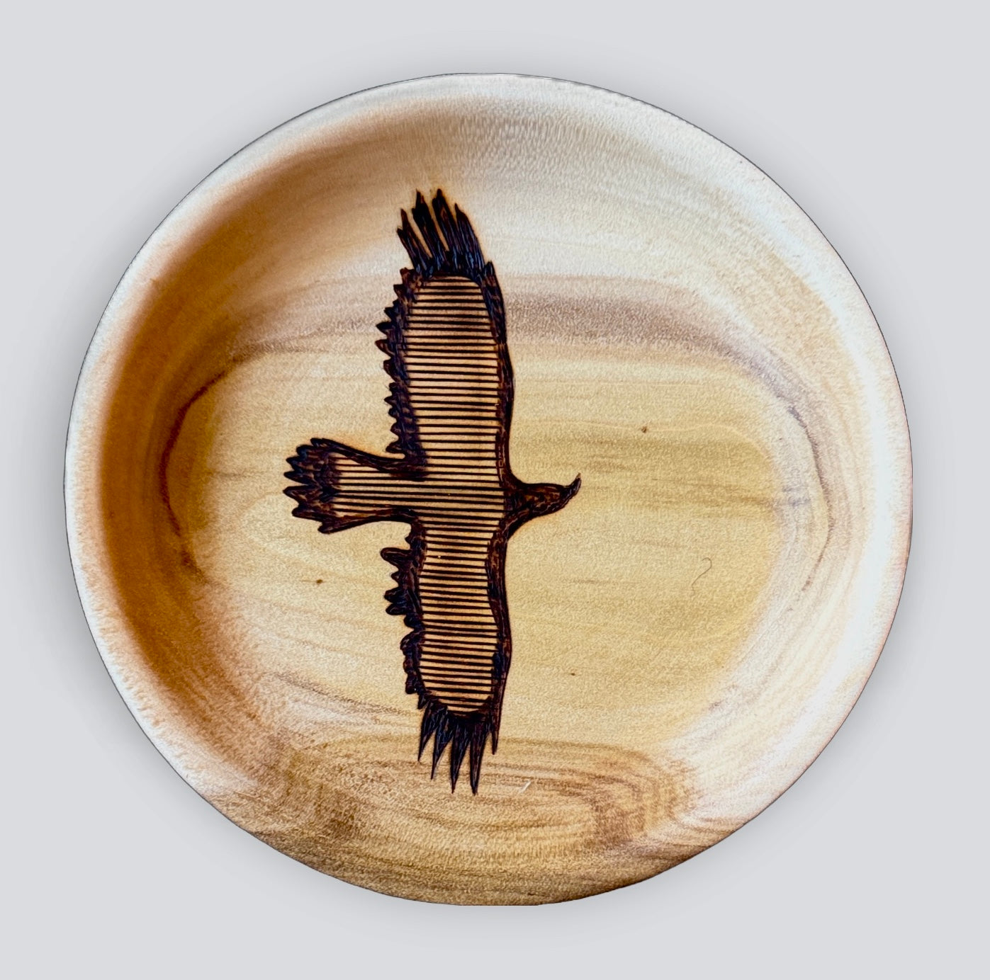 Hand-Burned Poplar Bowls