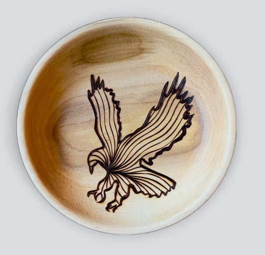 Hand-Burned Poplar Bowls
