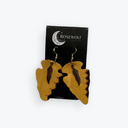 Genuine Leather Arrowhead Earrings