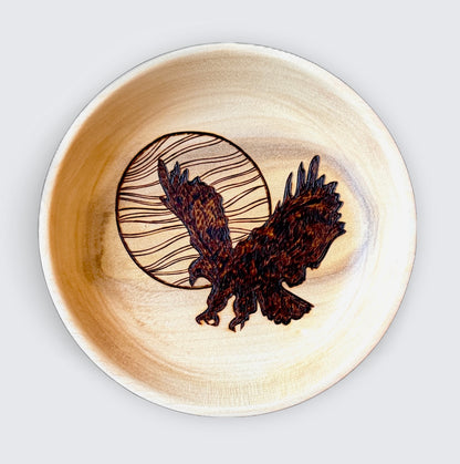 Hand-Burned Poplar Bowls