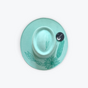 Tiffany Blue | Flower + Feather Crown | M