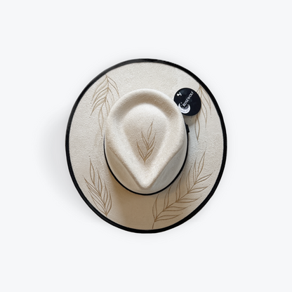 Ivory + Black | Botanical Teardrop Rancher | M