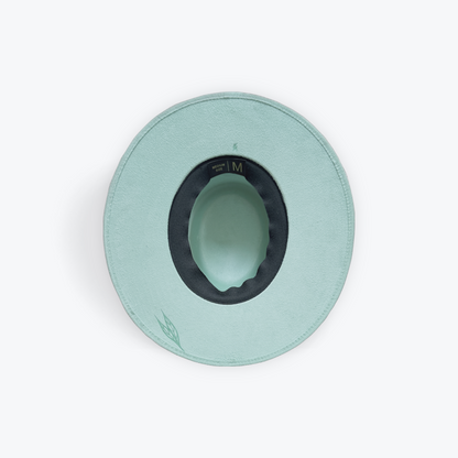 Tiffany Blue | Flower + Feather Crown | M
