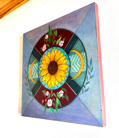 The Warmth She Loved | 24"x24" Wall Piece